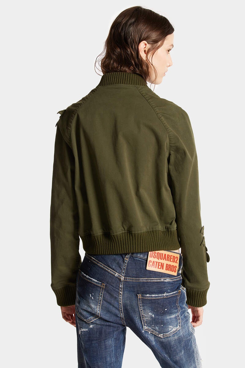 BLOSSOM PATCH VARSITY BOMBER - 4