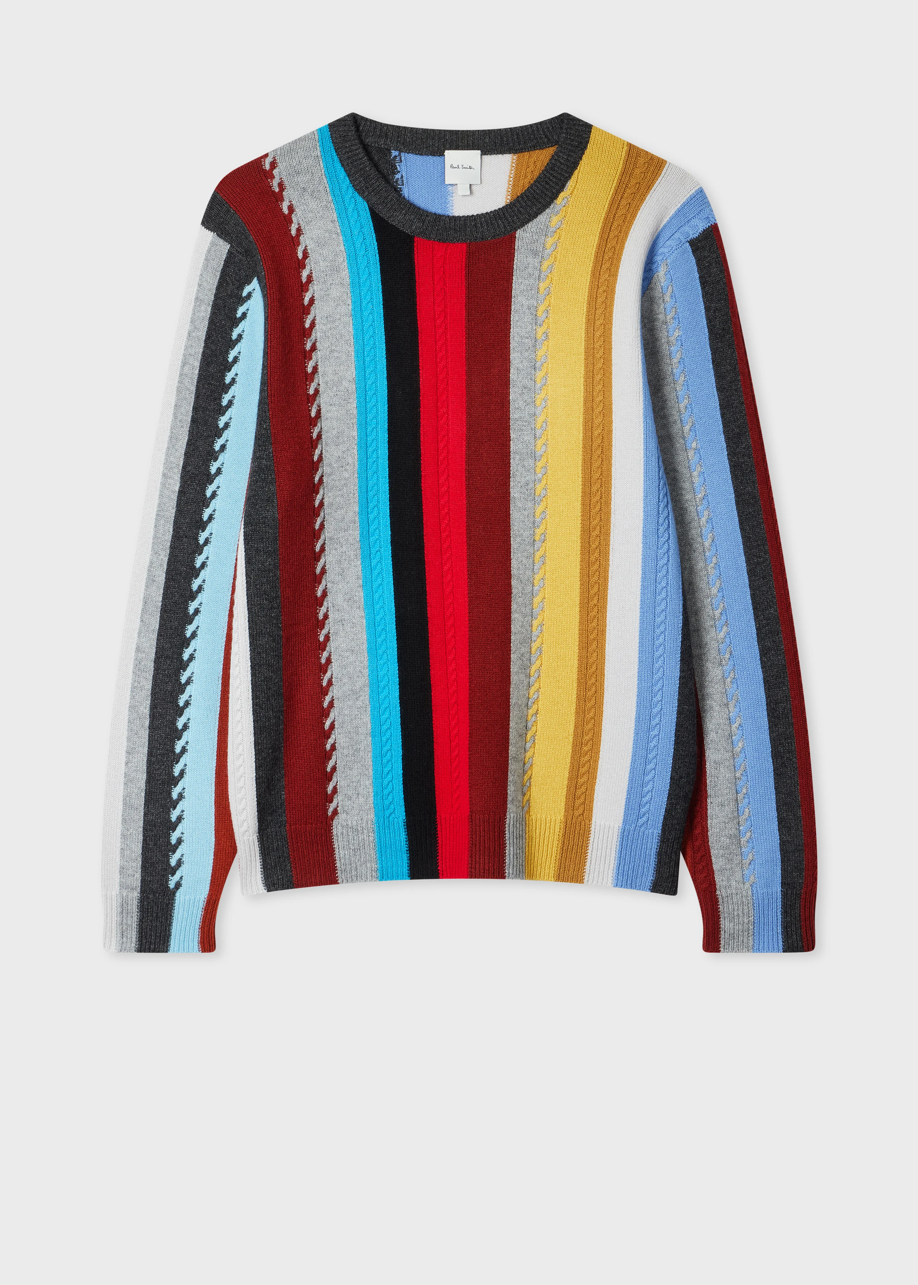 Cashmere-Blend 'Signature Stripe' Sweater - 1