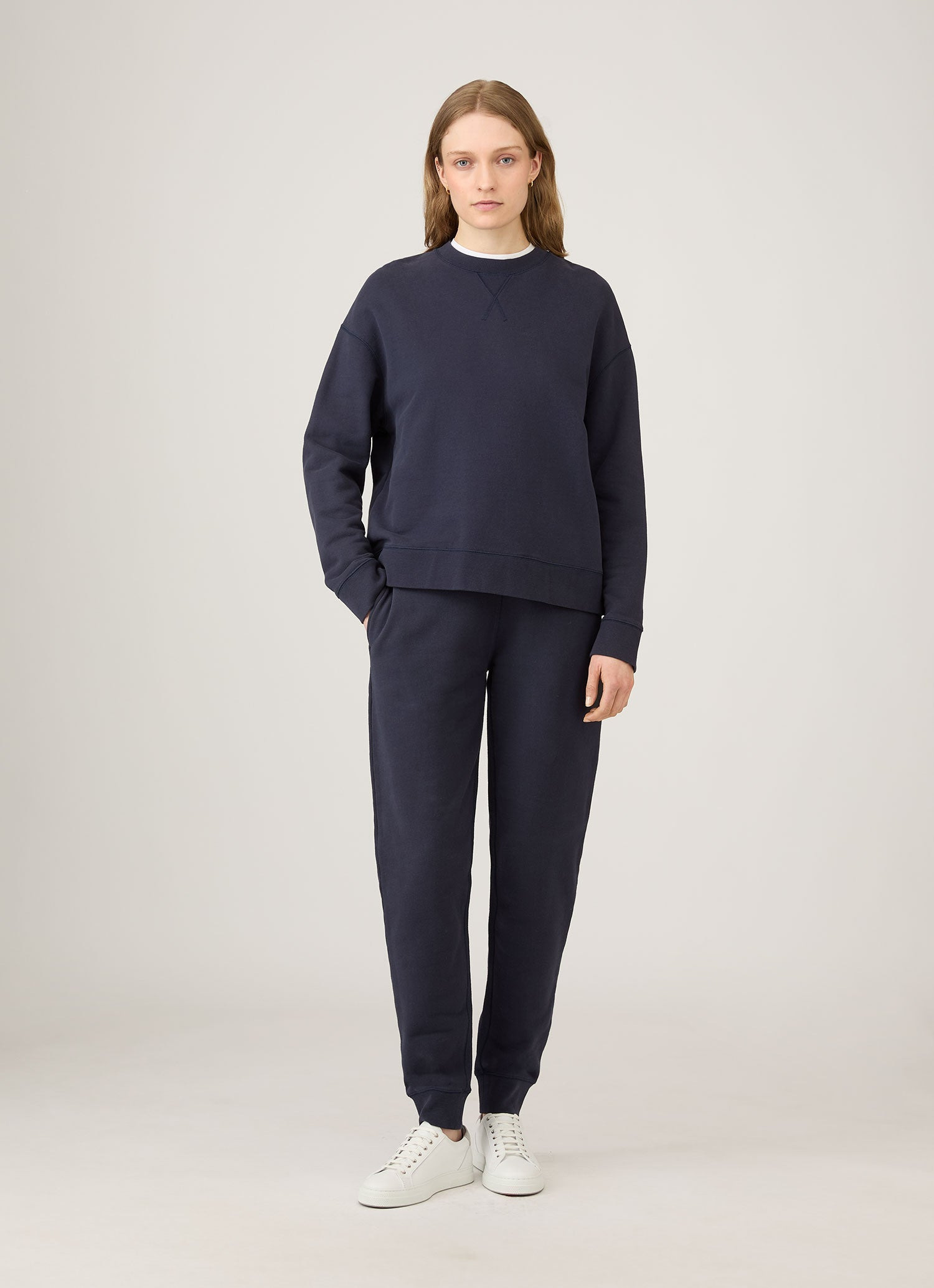 Relaxed Loopback Sweatshirt - 2