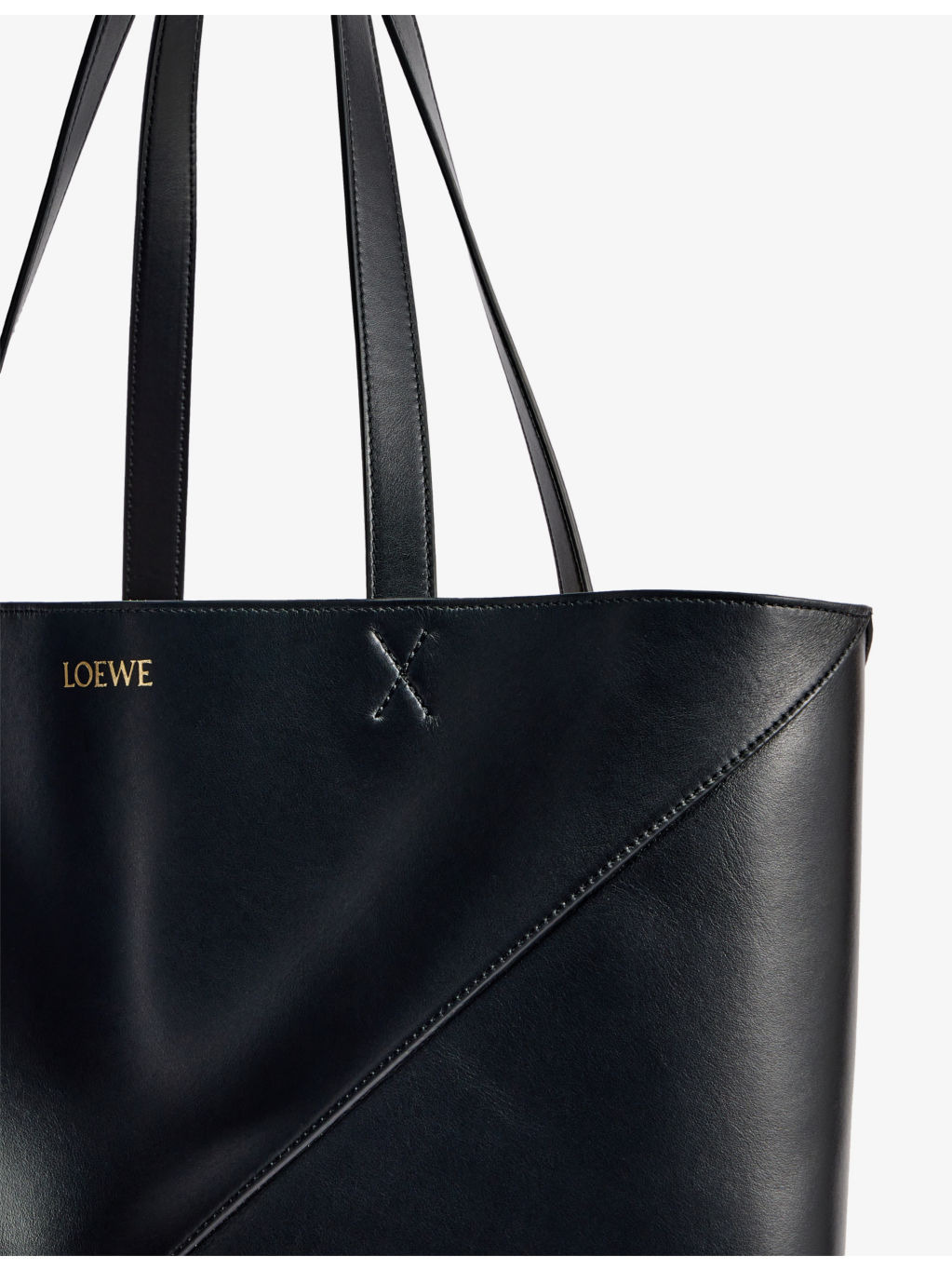 Puzzle Fold large leather tote bag - 2