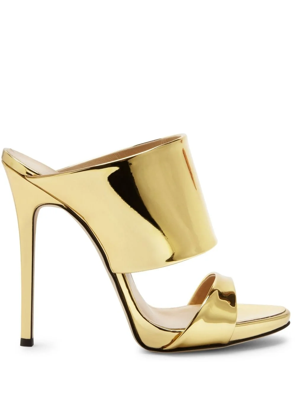 Andrea metallic-finish sandals - 1