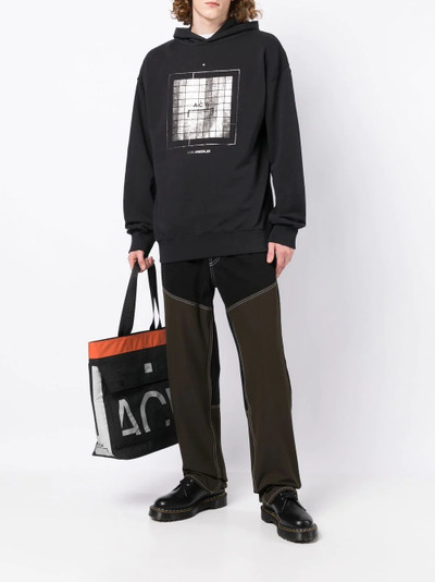 A-COLD-WALL* graphic logo-print hoodie outlook