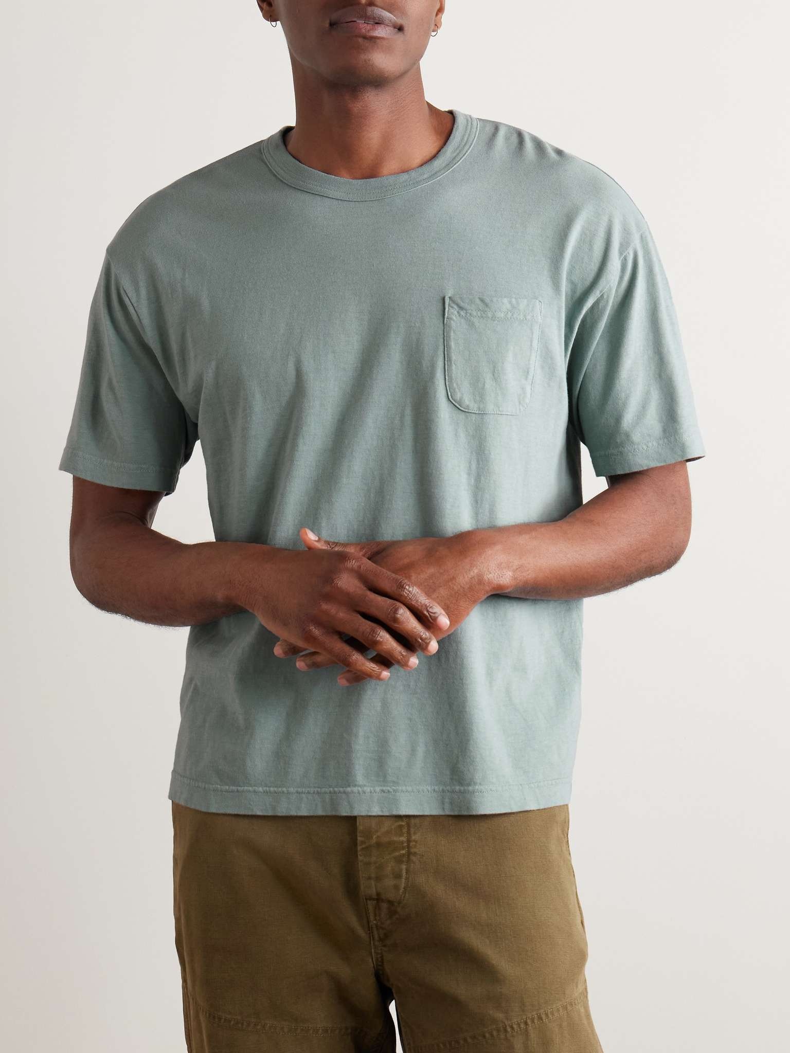 Jumbo Garment-Dyed Cotton-Blend Jersey T-Shirt - 3