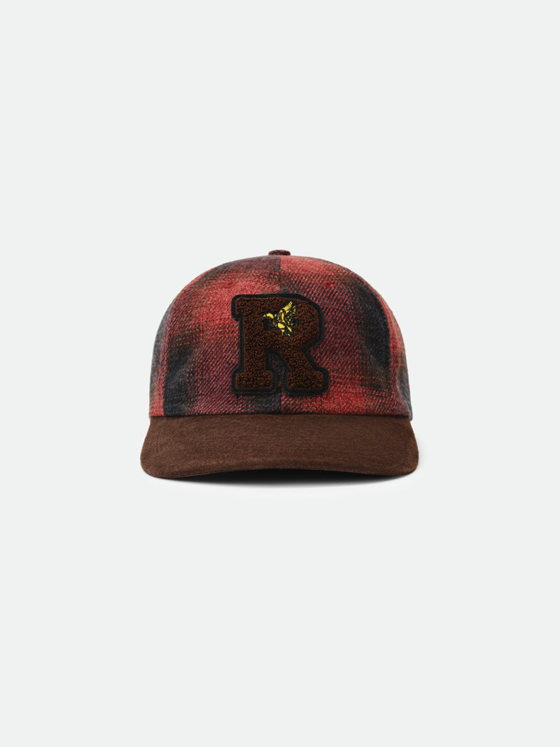 FLANNEL R PATCH 6-PANEL HAT 1