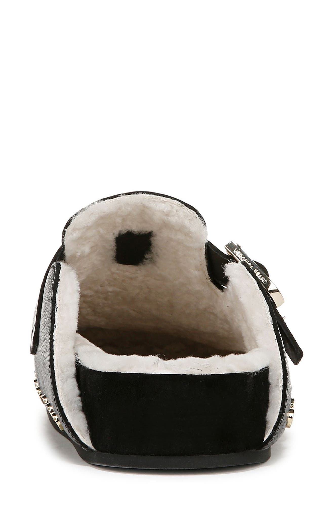 Veronica Beard Fern 2 Genuine Shearling Clog in Black at Nordstrom - 7