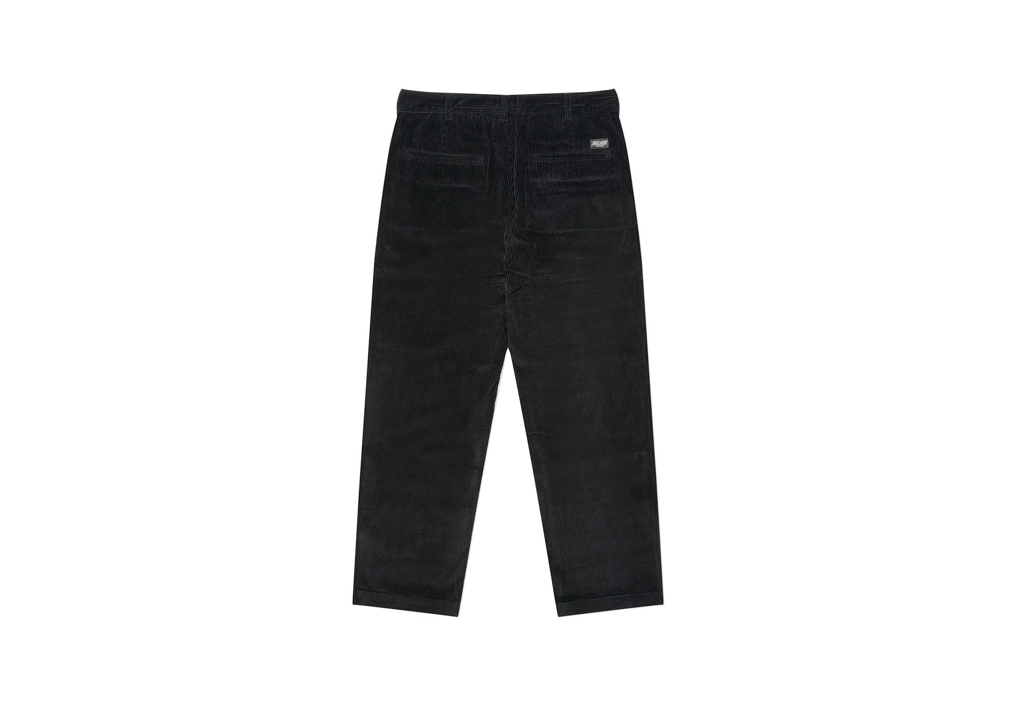 CORD PLAIN PANT BLACK - 2