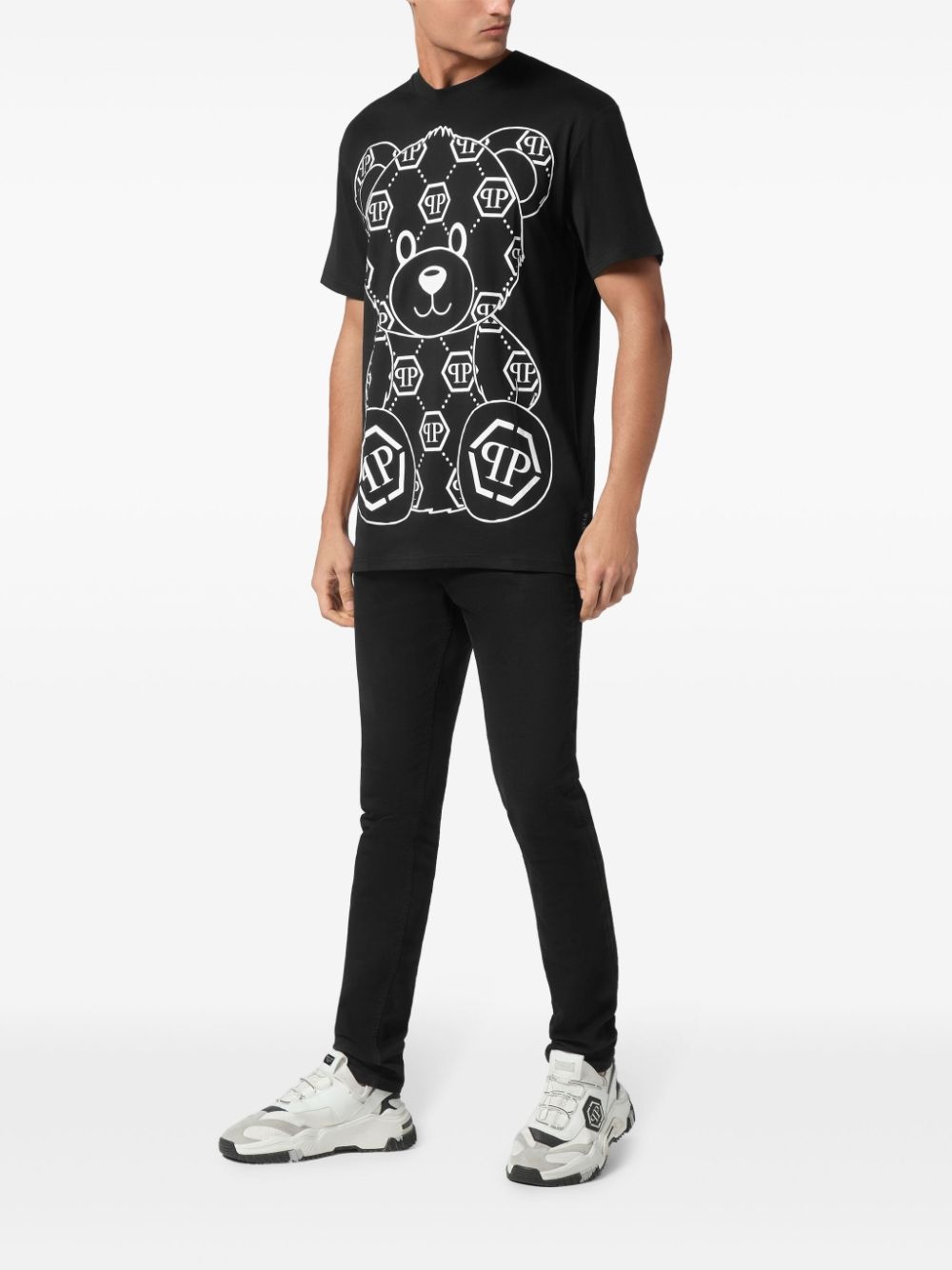 Teddy Bear-print cotton t-shirt - 2