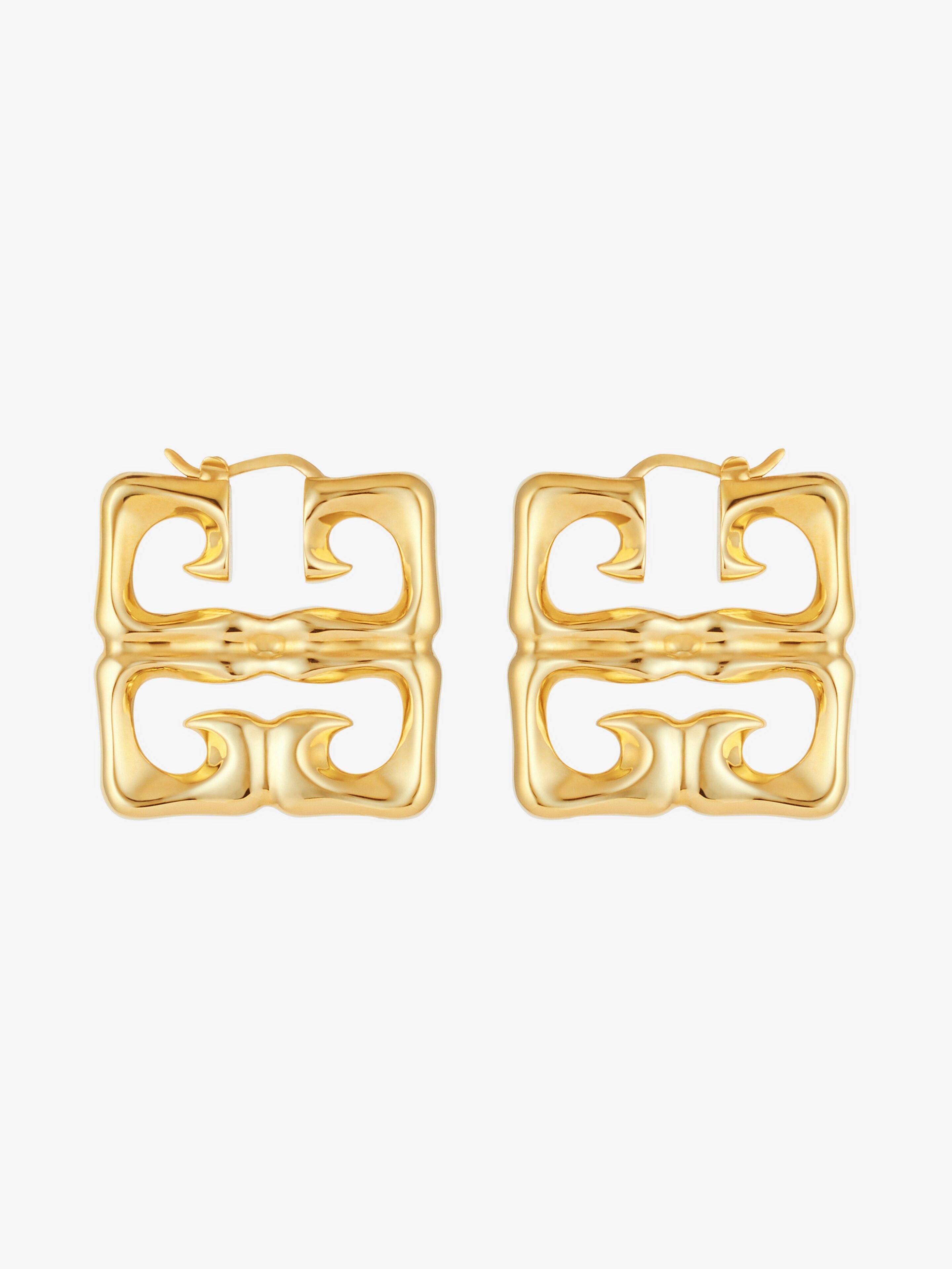 4G LIQUID EARRINGS IN METAL - 5