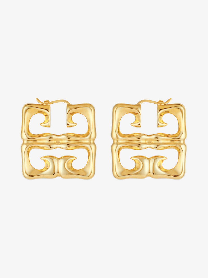4G LIQUID EARRINGS IN METAL 5