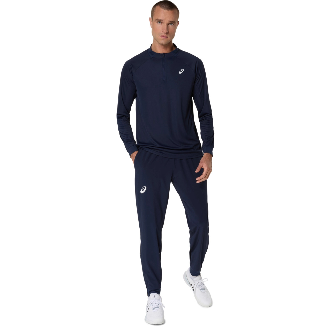 MATCH LONG SLEEVE 1/2 ZIP TOP - 6