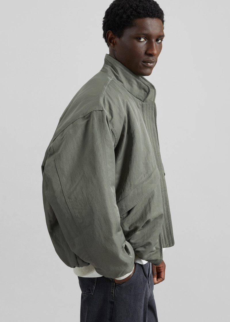 Seth Oversized Jacket - Khaki 12