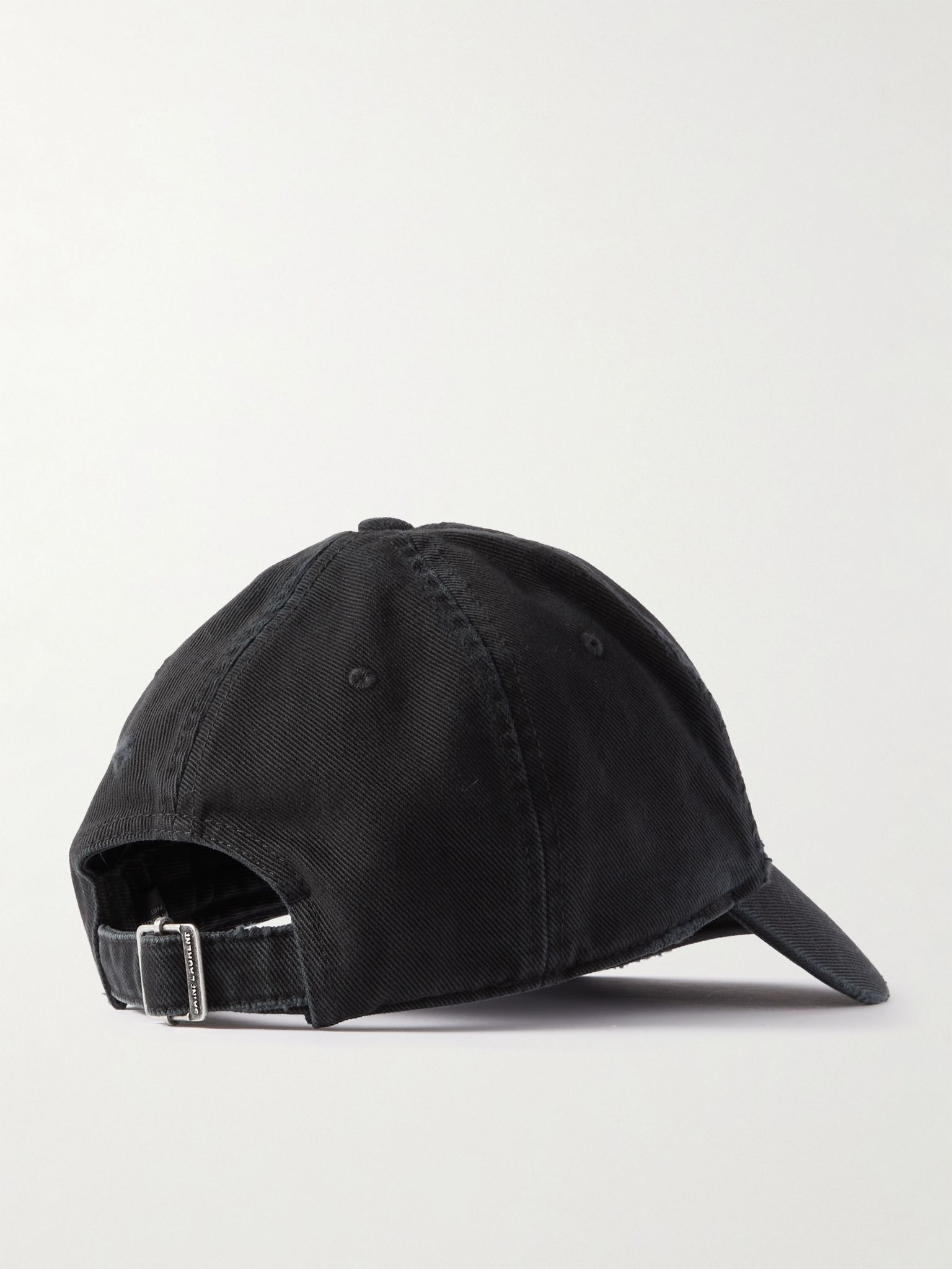 Distressed denim hat Black - 3