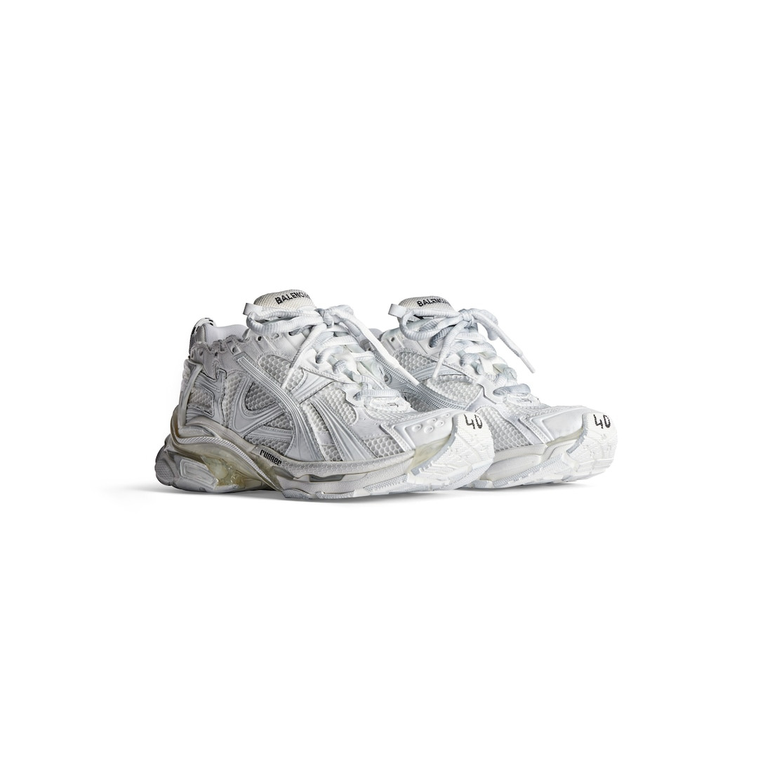 Women's Runner Sneaker in White - 2