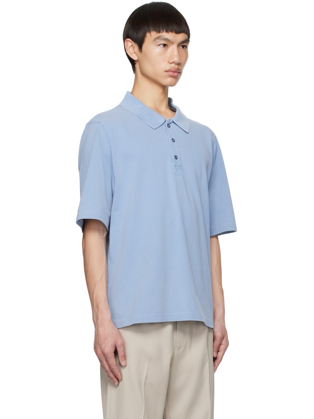 Blue Boxy Polo - 2