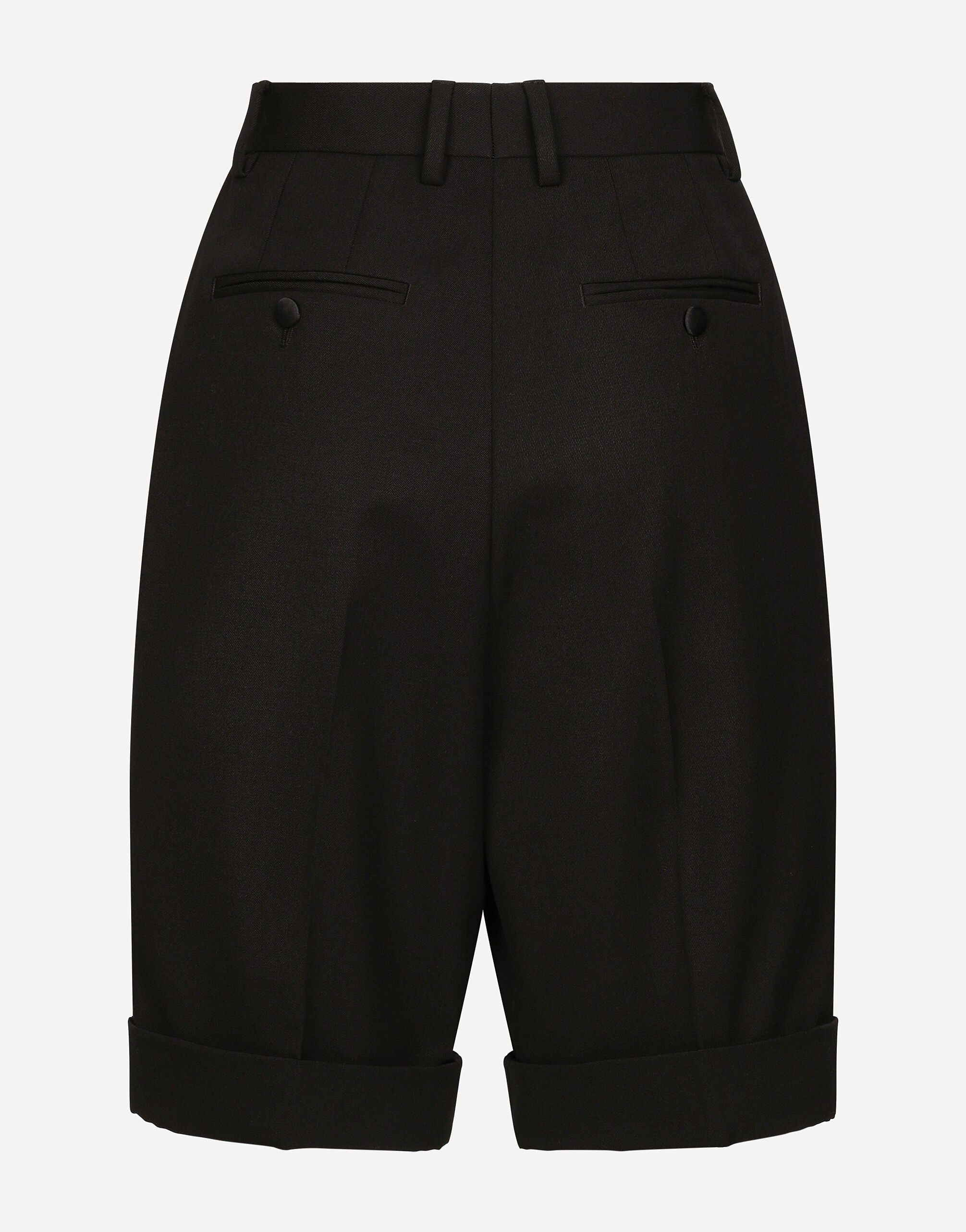 Wool gabardine shorts - 2