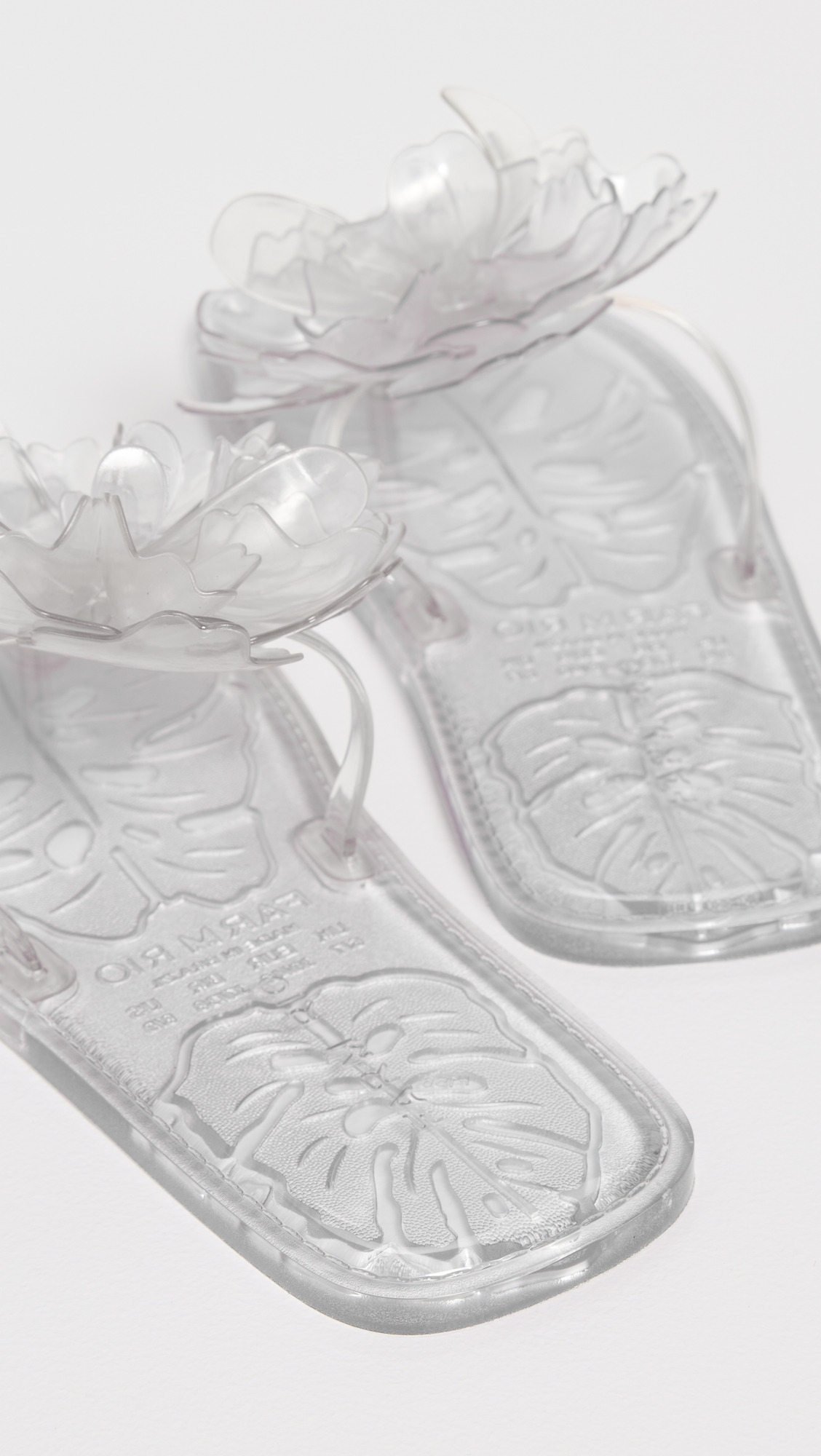 Flower Jelly Flat Sandals - 4