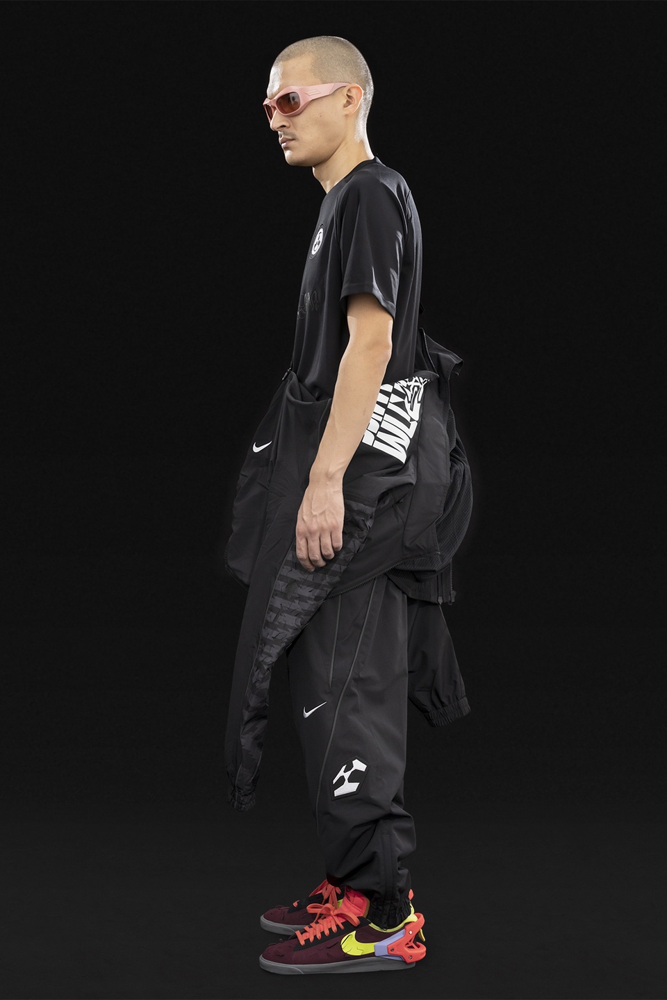 GGG-J2-010 Nike® Acronym® Track Jacket Woven Black/Black - 24