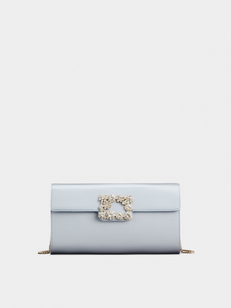 Efflorescence Clutch in satin 1
