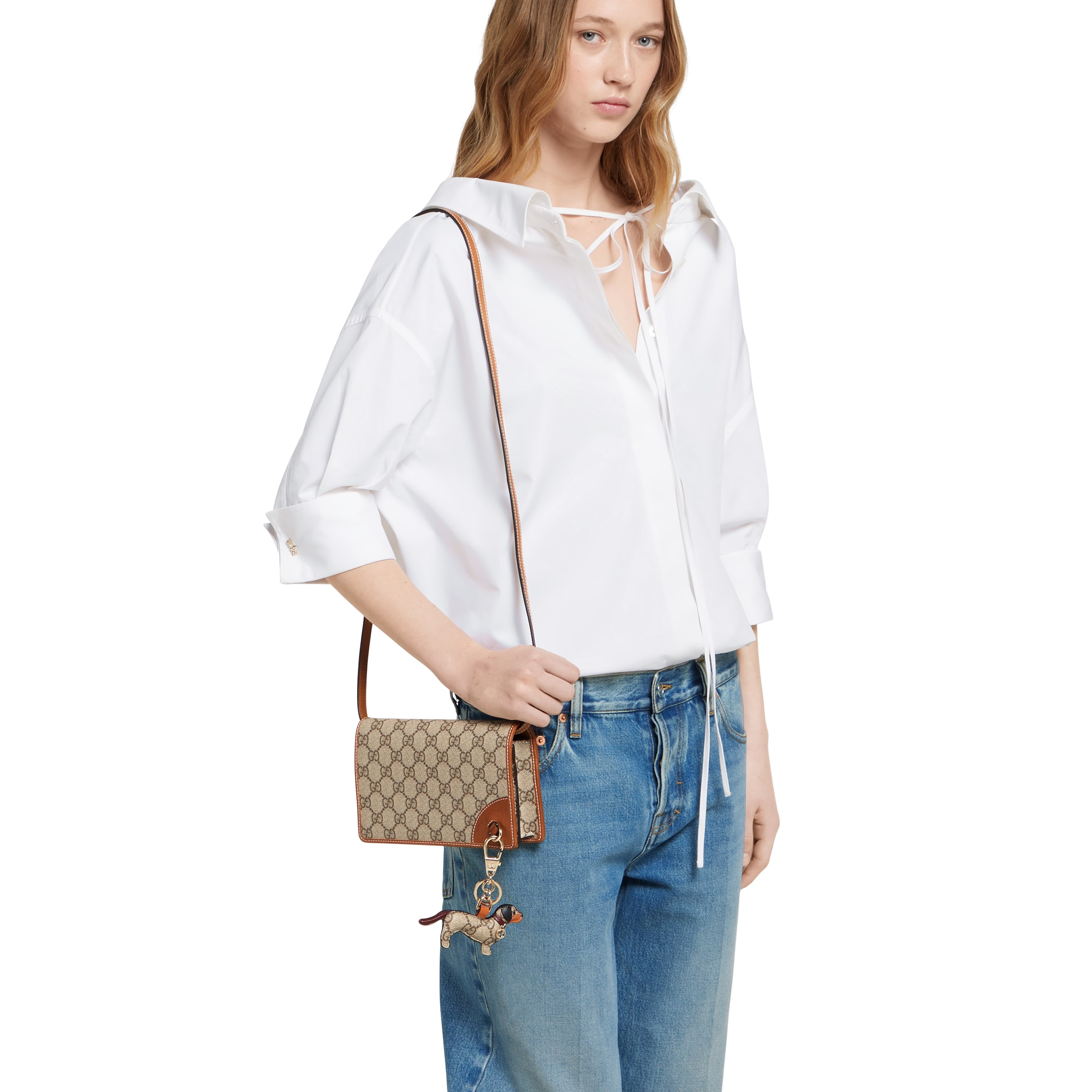 GG Emblem super mini shoulder bag - 3