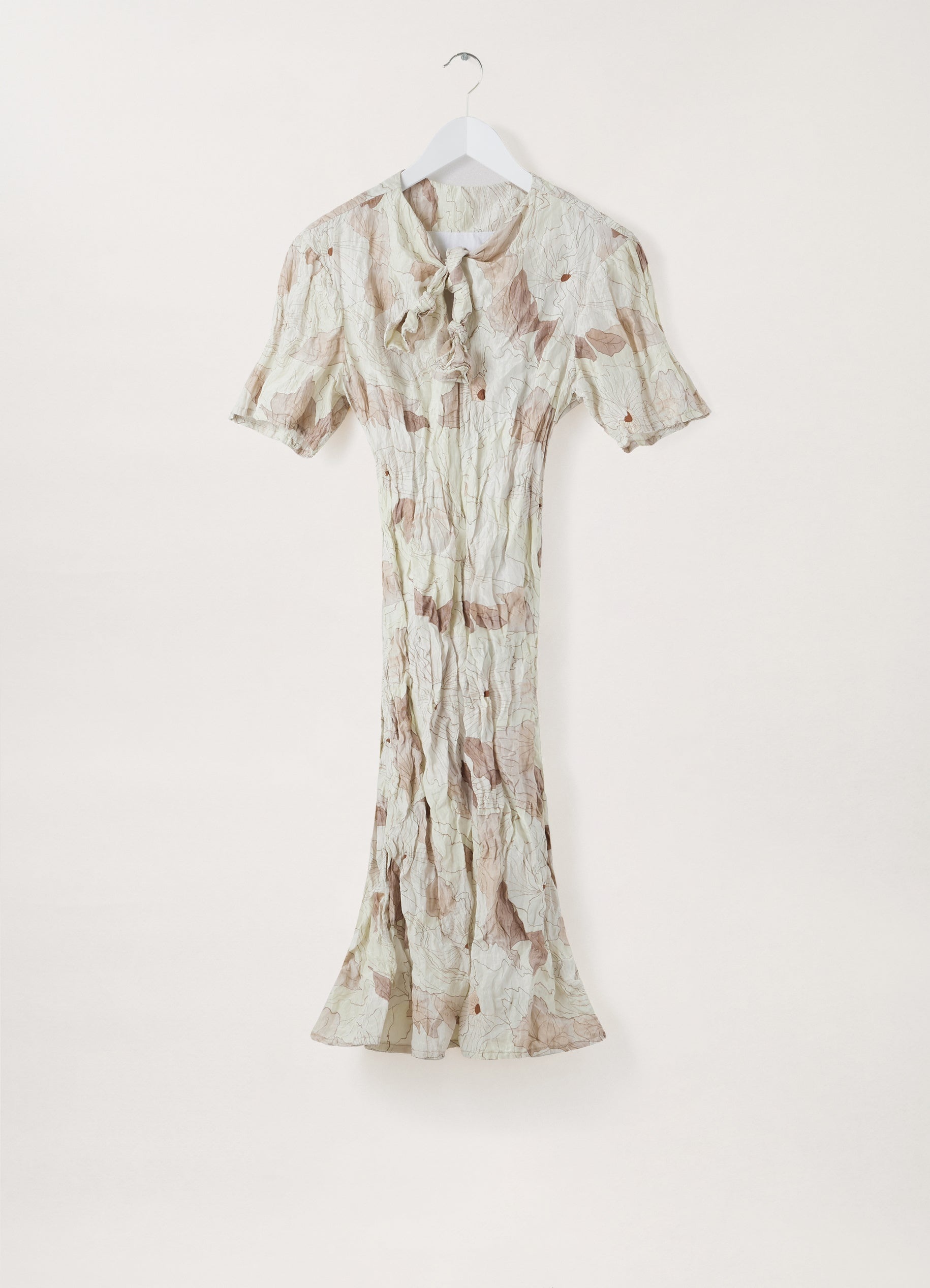 CRINKLED LOOSE DRESS - 1