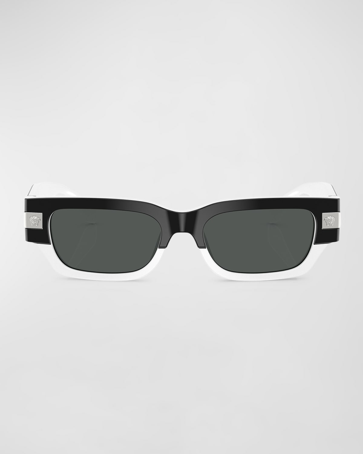 Men's Versace Plaque Rectangle Sunglasses - 3