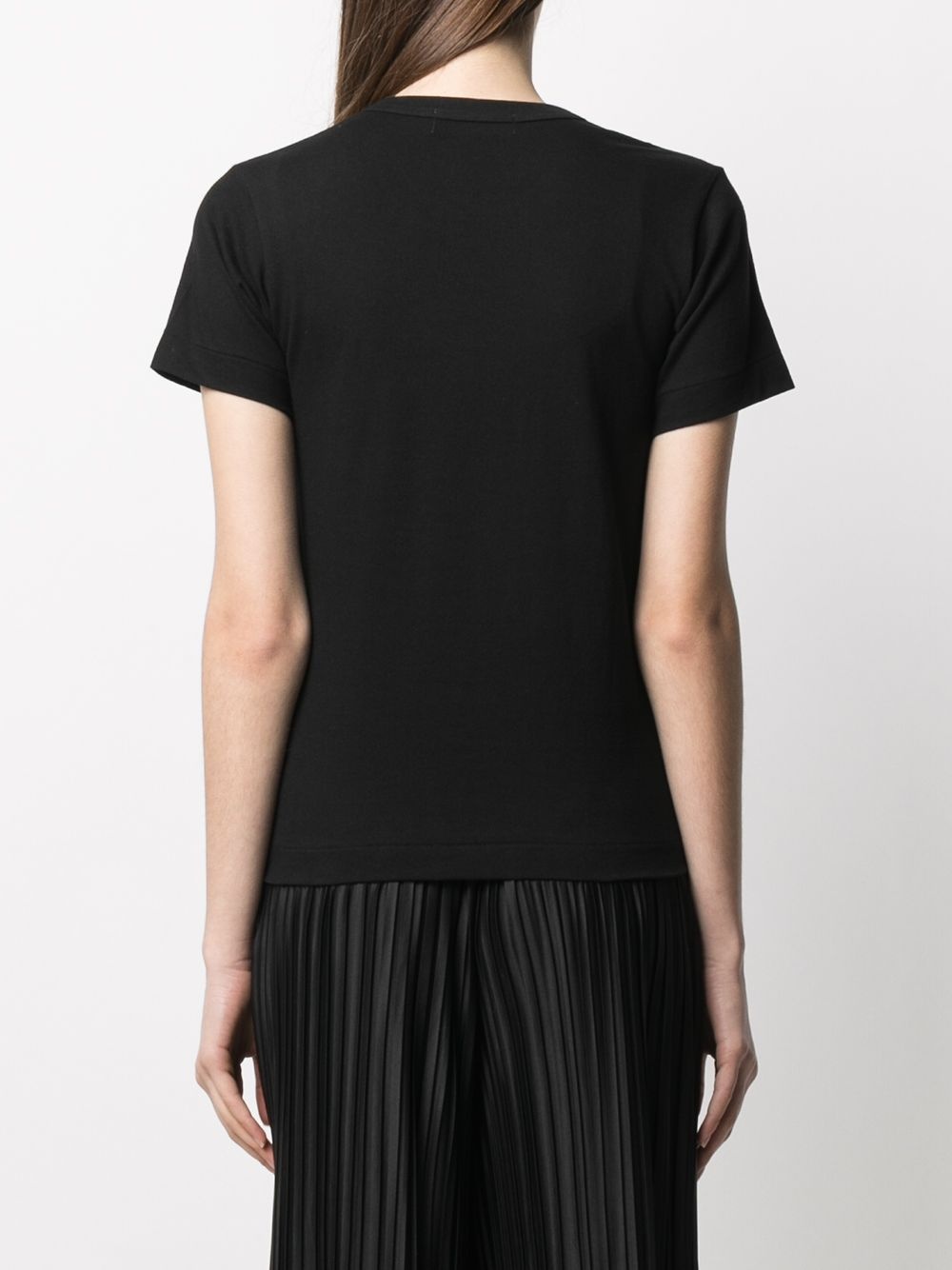 embroidered-logo cotton T-shirt - 4