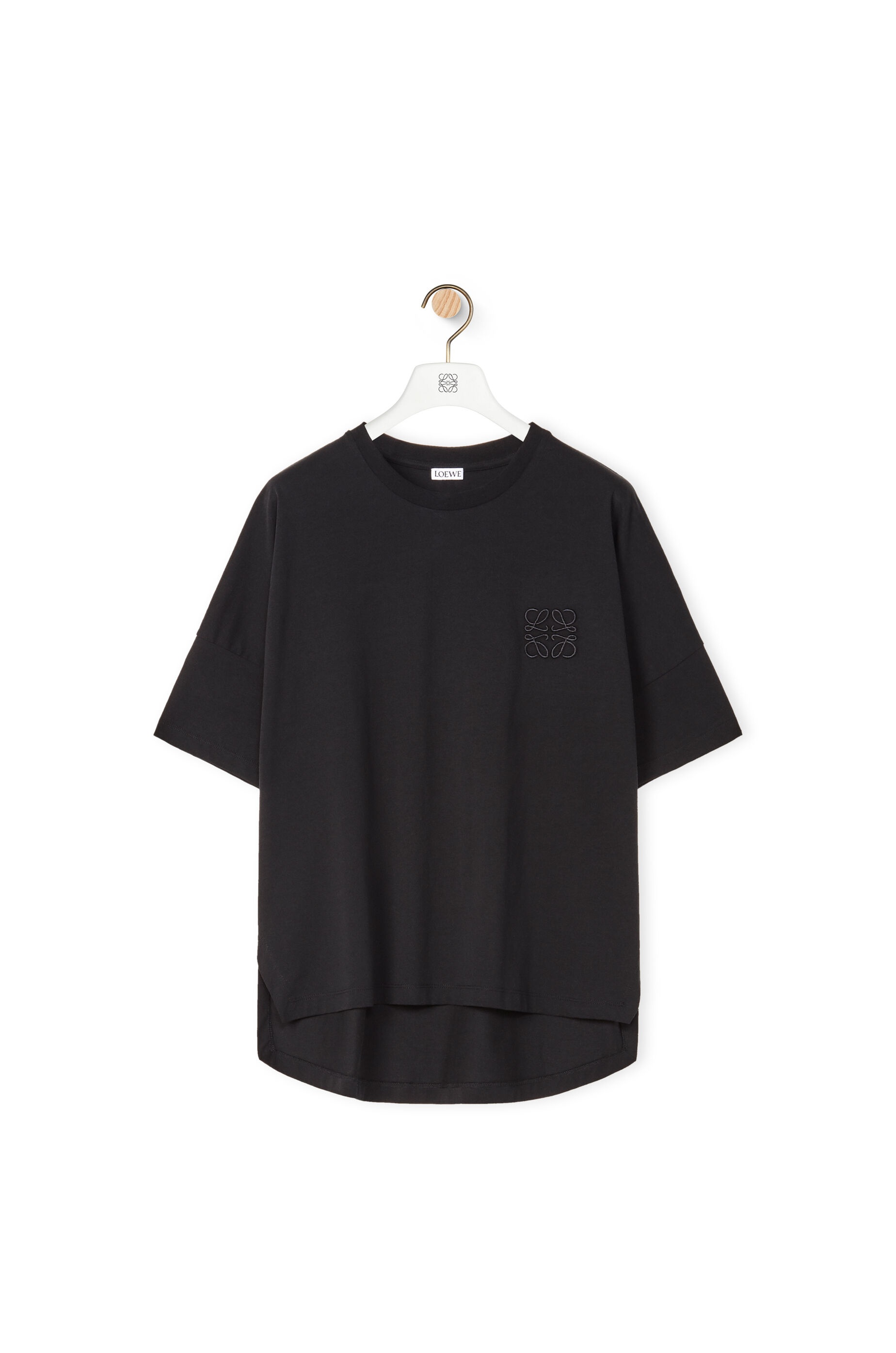 Short oversize Anagram T-shirt in cotton - 1