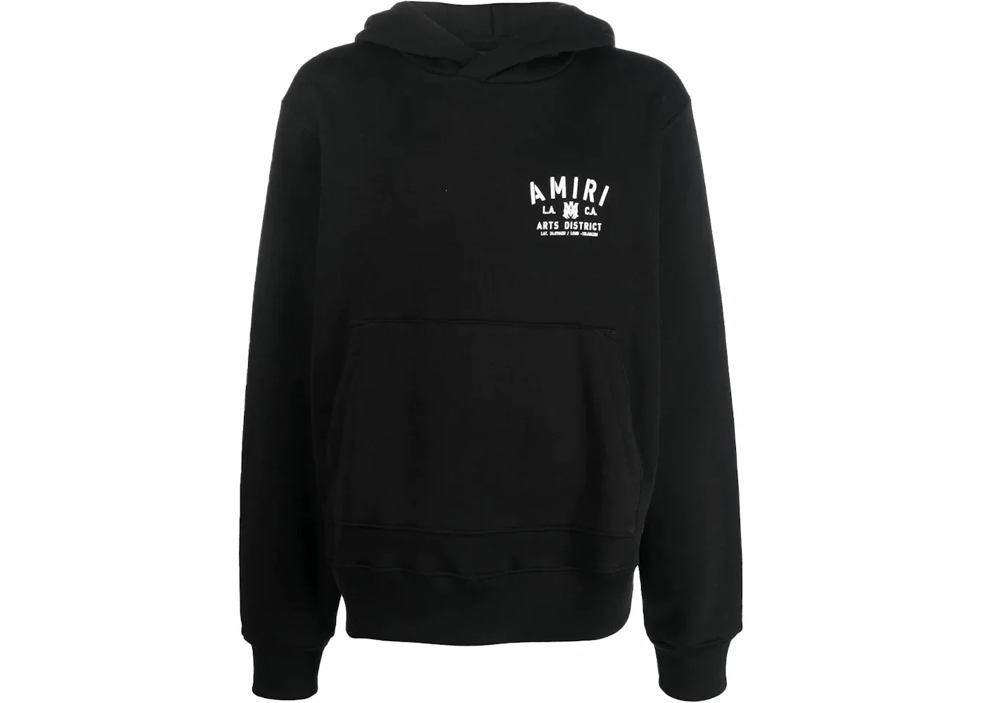AMIRI Stencil Hooded Sweatshirt Black/White - 1