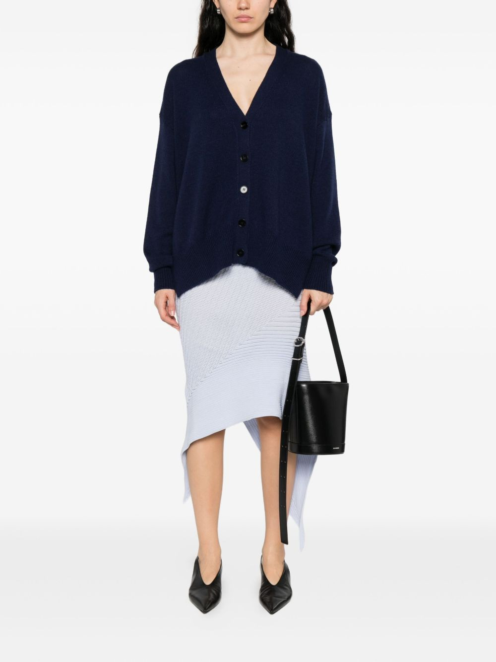 button-front cashmere cardigan - 2