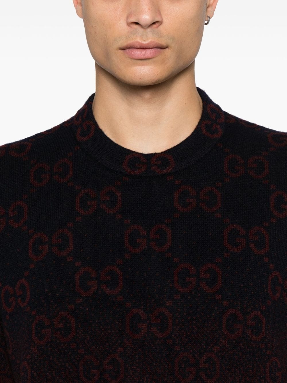 GG degradé-jacquard sweater - 5