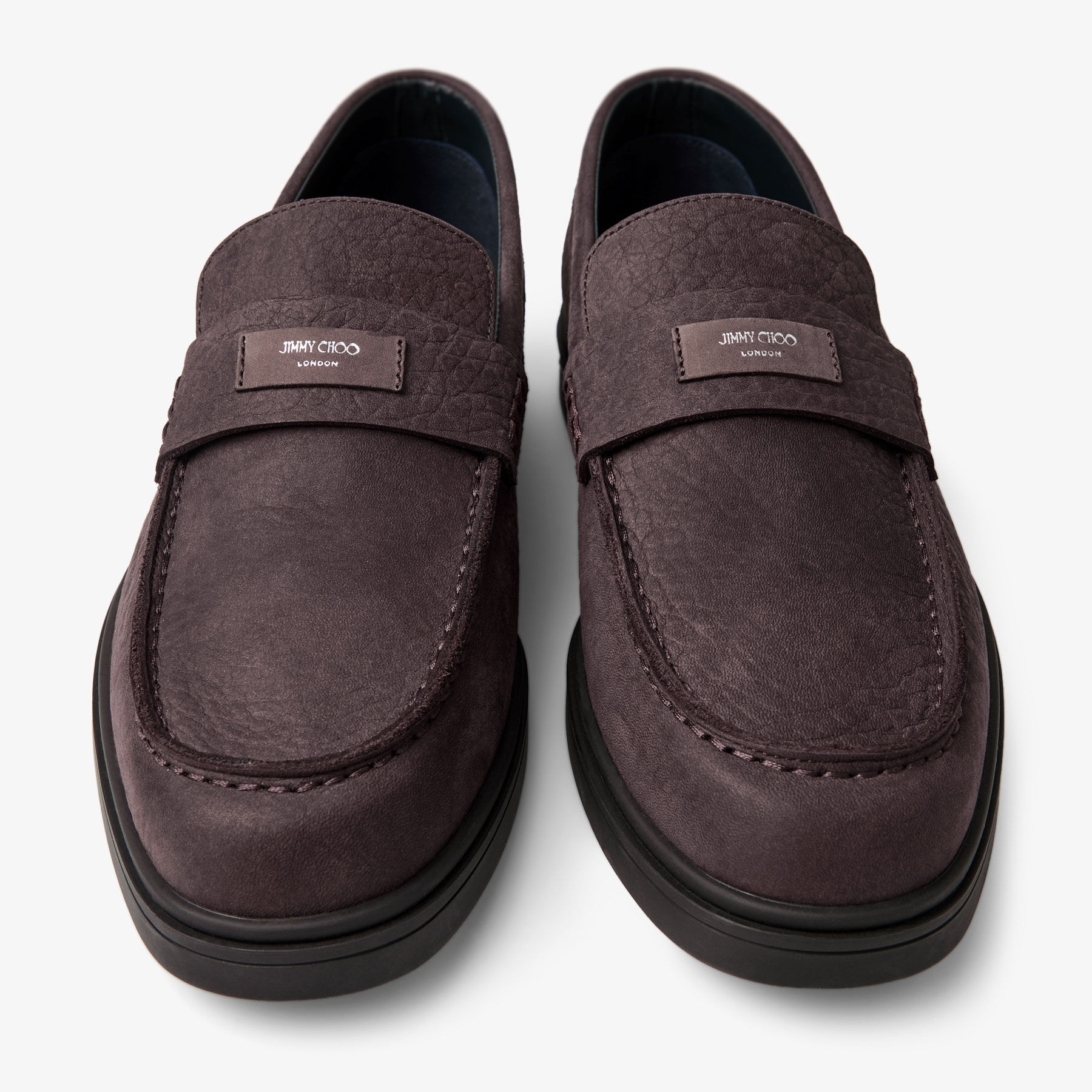 Josh Driver
Oxblood Embossed Nubuck Leather Shoes - 3