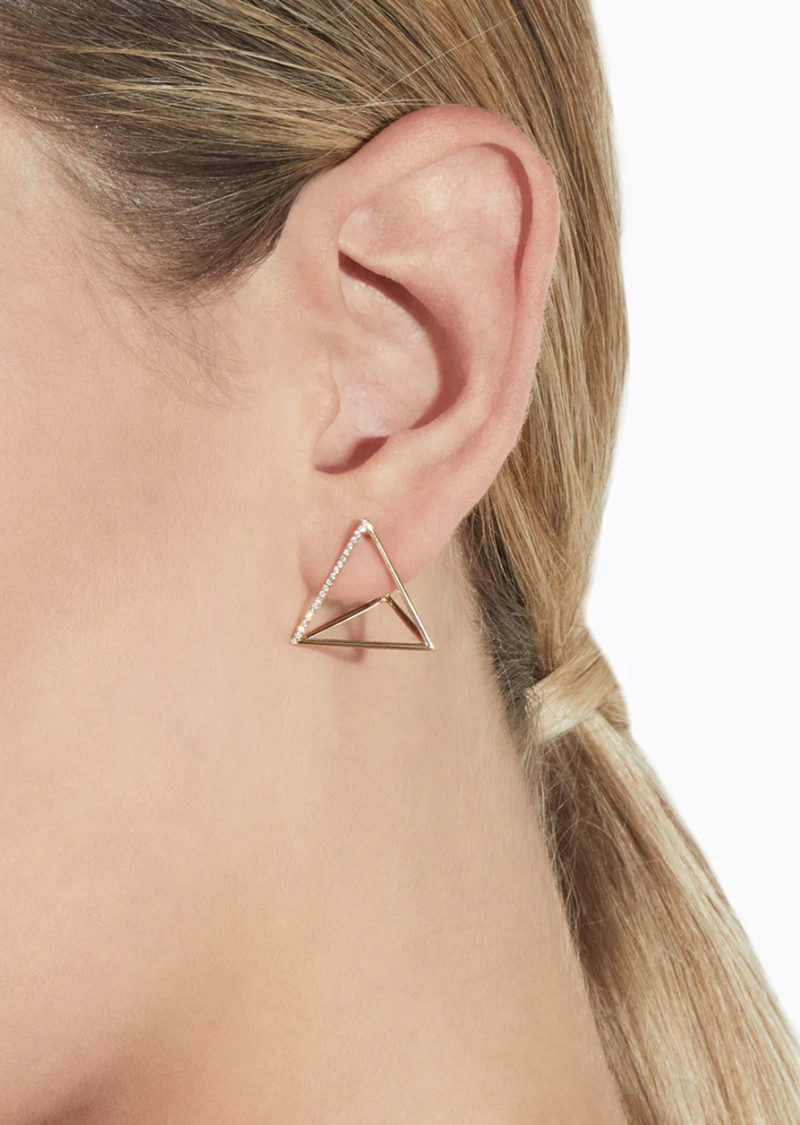 SHIHARA Diamond Triangle Earring 01 20 outlook