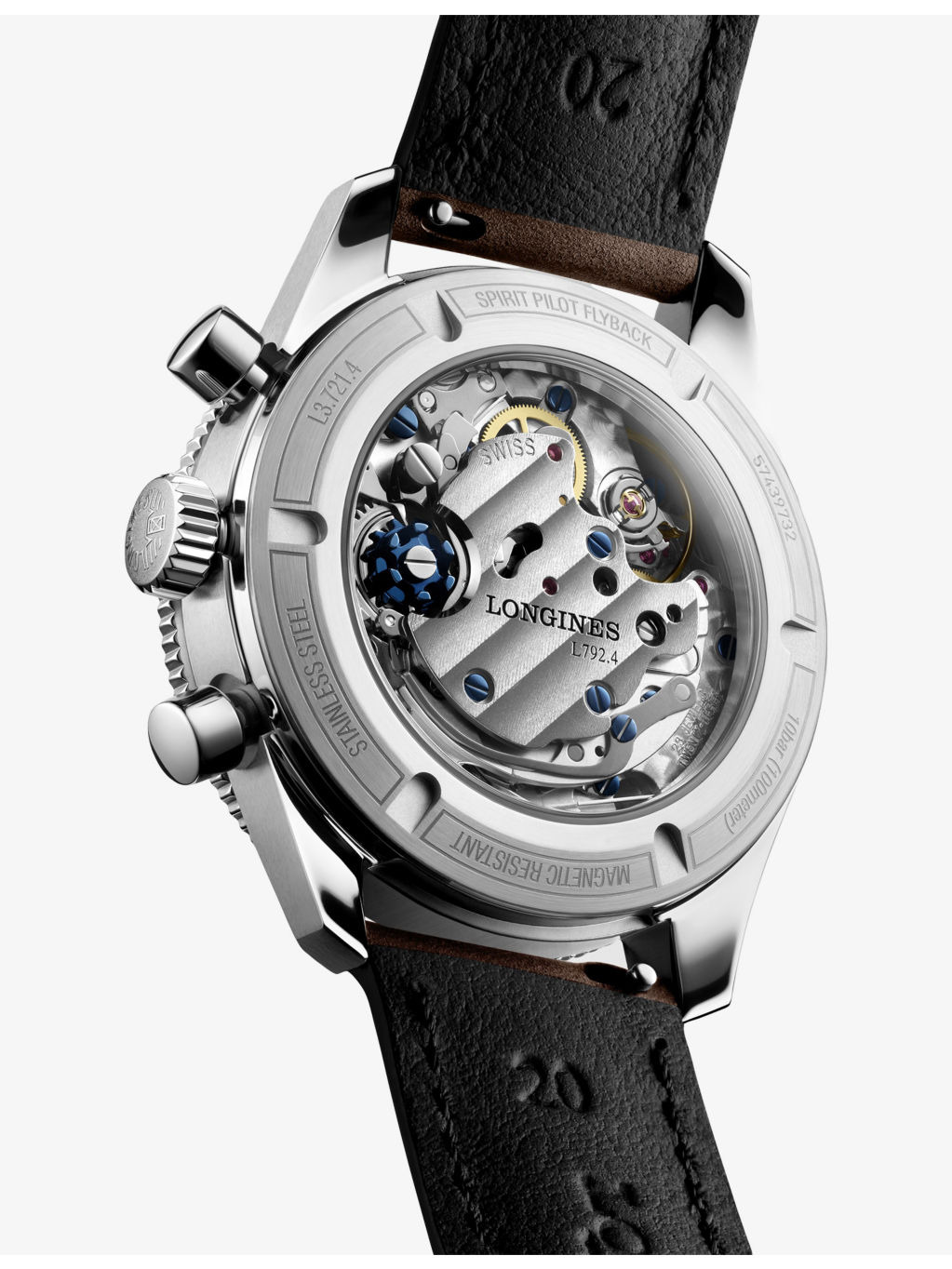 Spirit Pilot Flyback 39.5mm Stainless Steel Manual Watch - 4