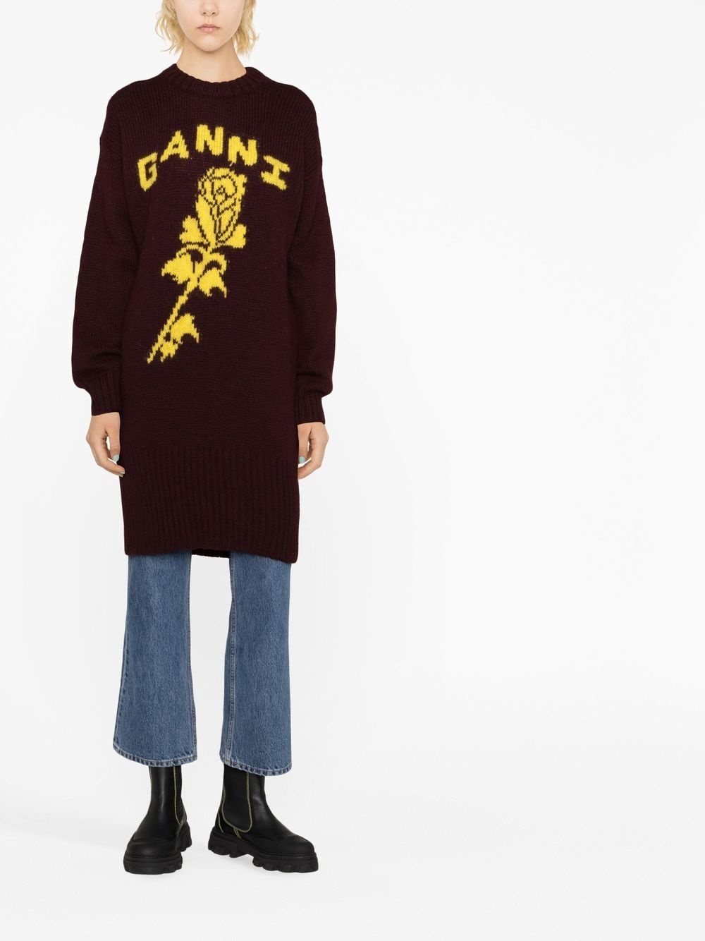 intarsia-knit jumper - 2