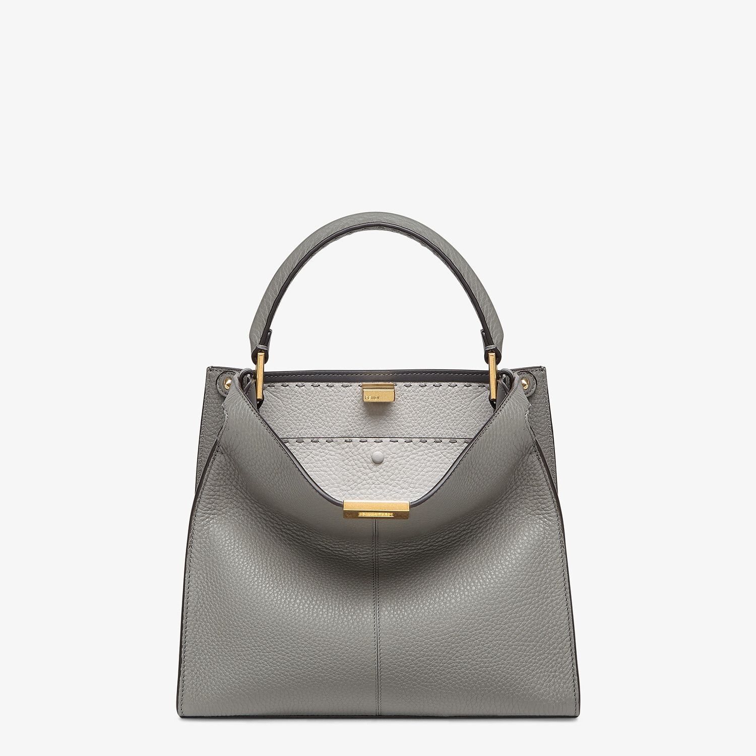 Gray Cuoio Romano leather bag - 2