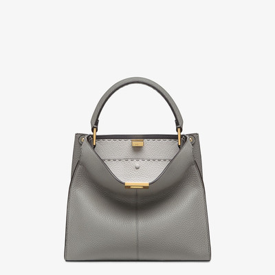 FENDI Gray Cuoio Romano leather bag outlook