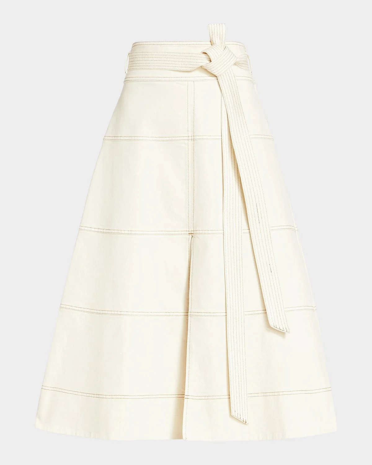 Hudson Belted Midi Skirt - 1