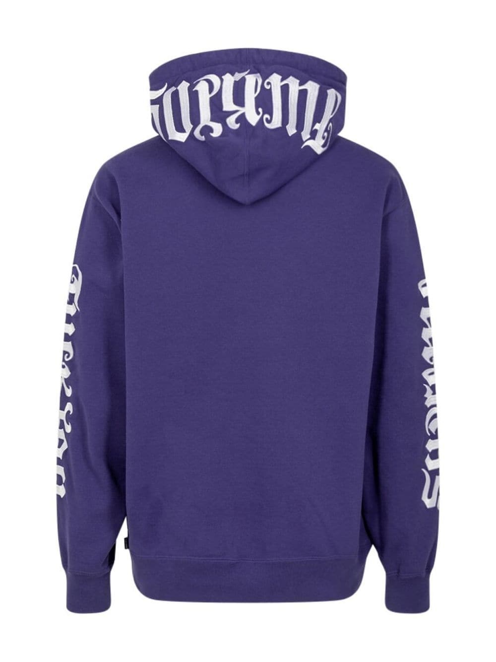 Supreme Ambigram long-sleeve hoodie | REVERSIBLE