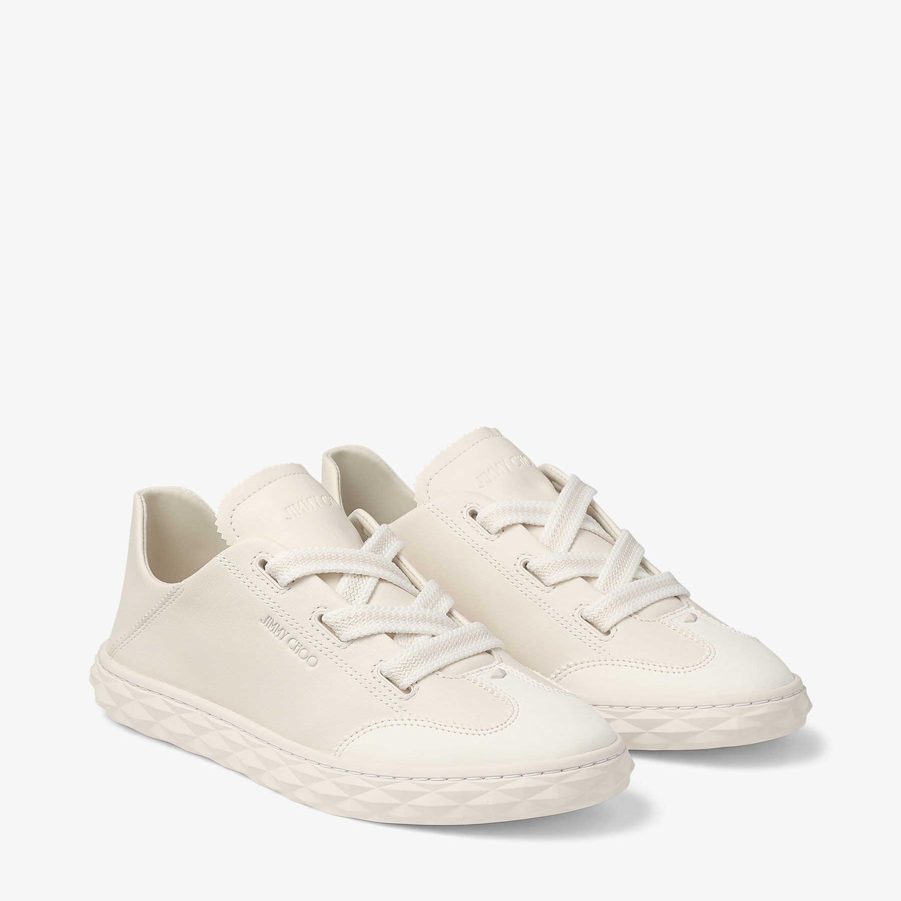 Diamond Light Flex/f
Latte Leather Trainers - 3