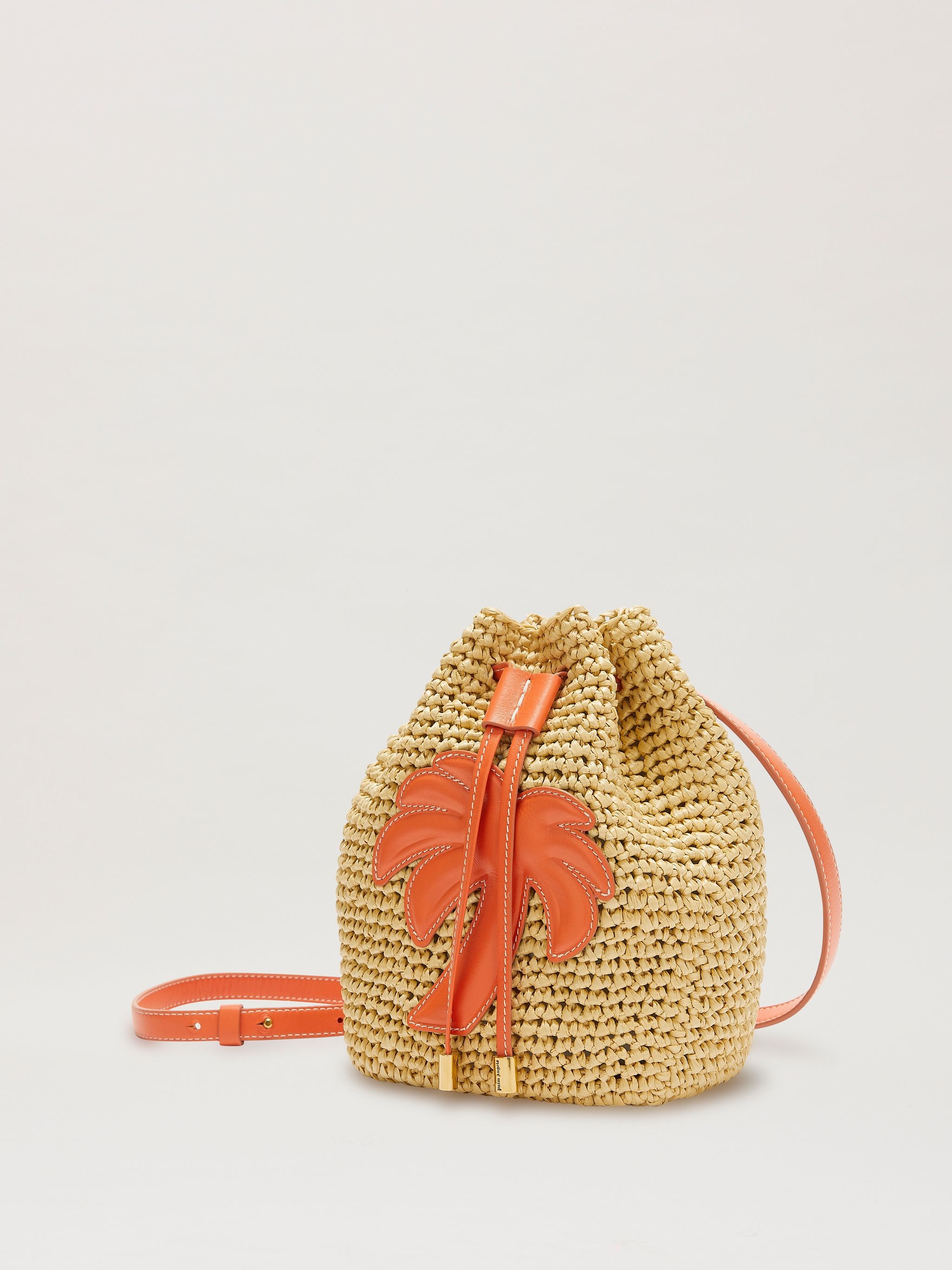 Woven Palm Bucket Bag - 3