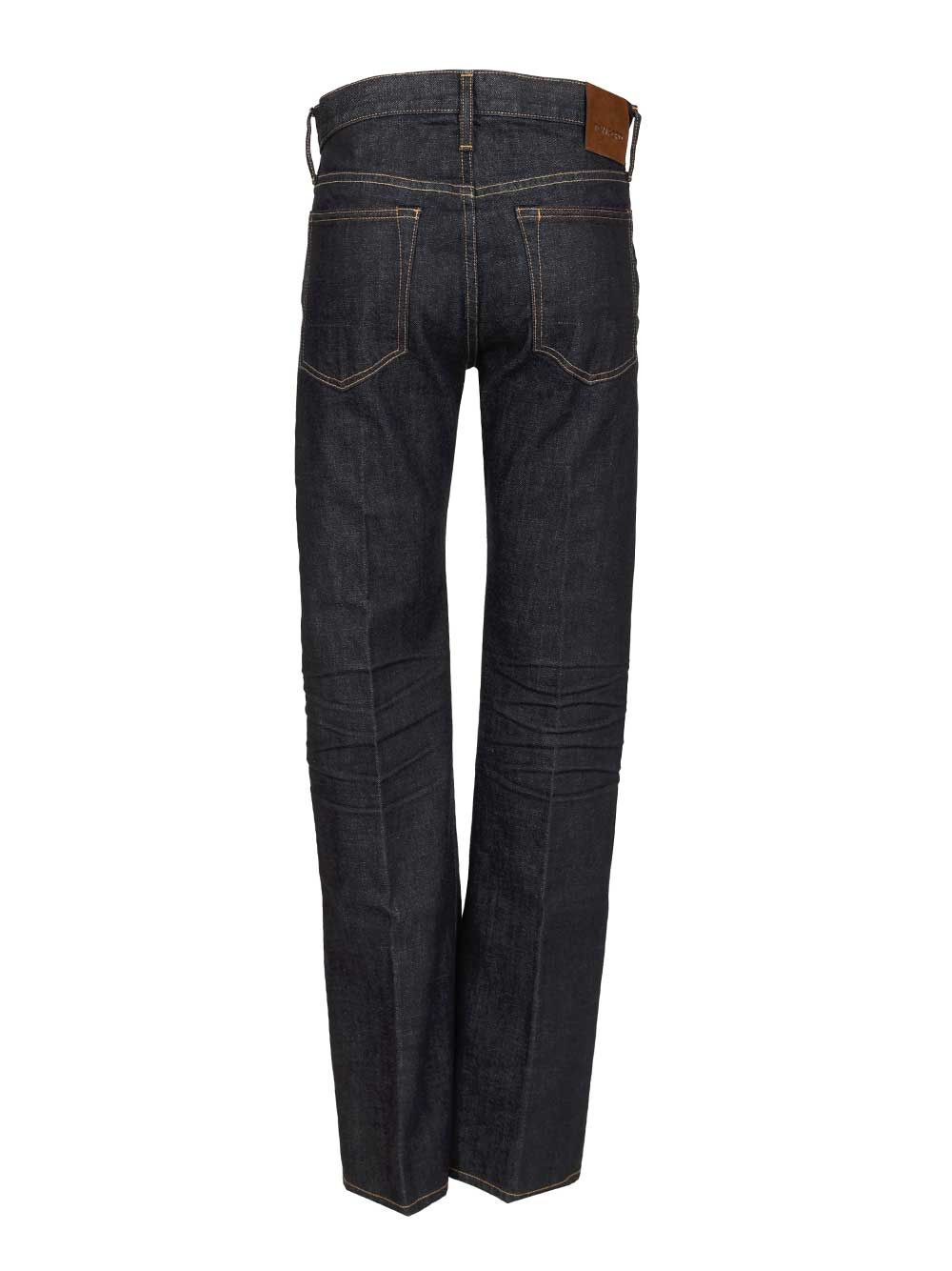 Selvedge Denim Bootcut Jeans Blue - 2
