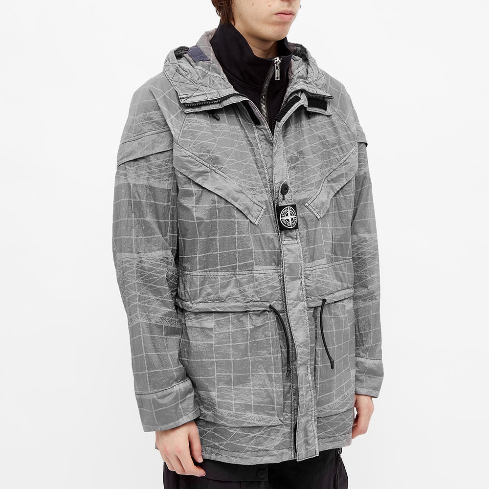 Stone Island Reflective Grid Parka - 5