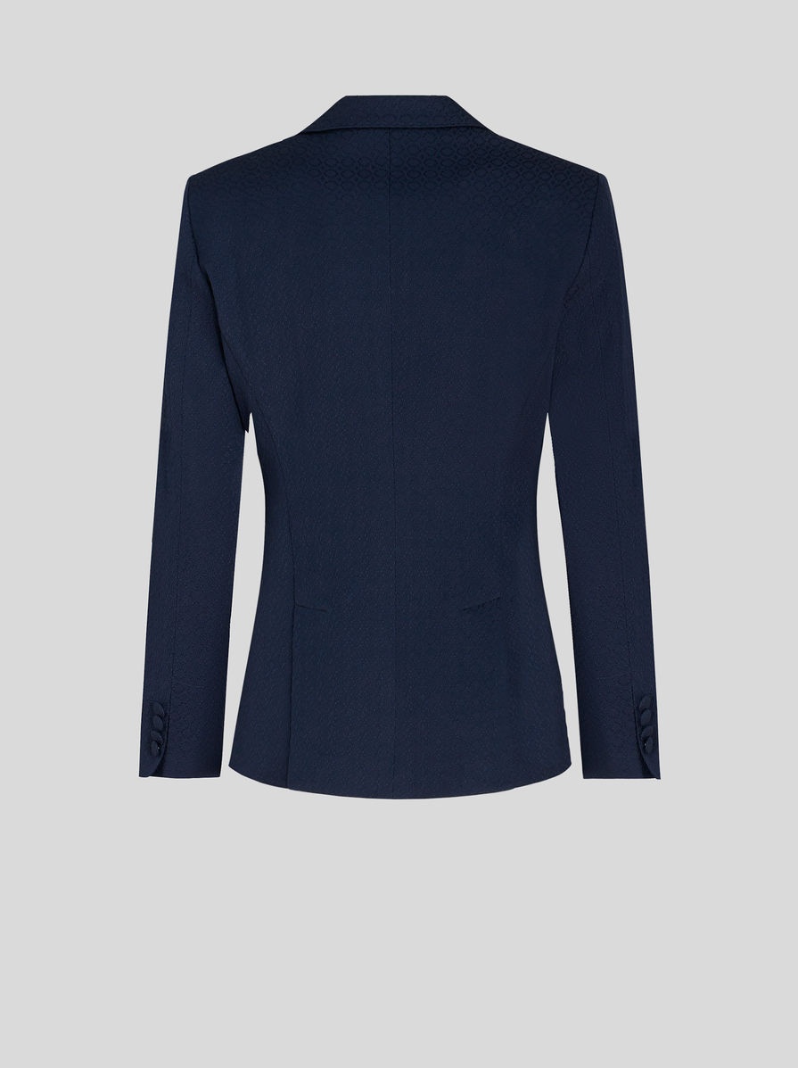 COTTON JACKET WITH STRIPED LINING - 5