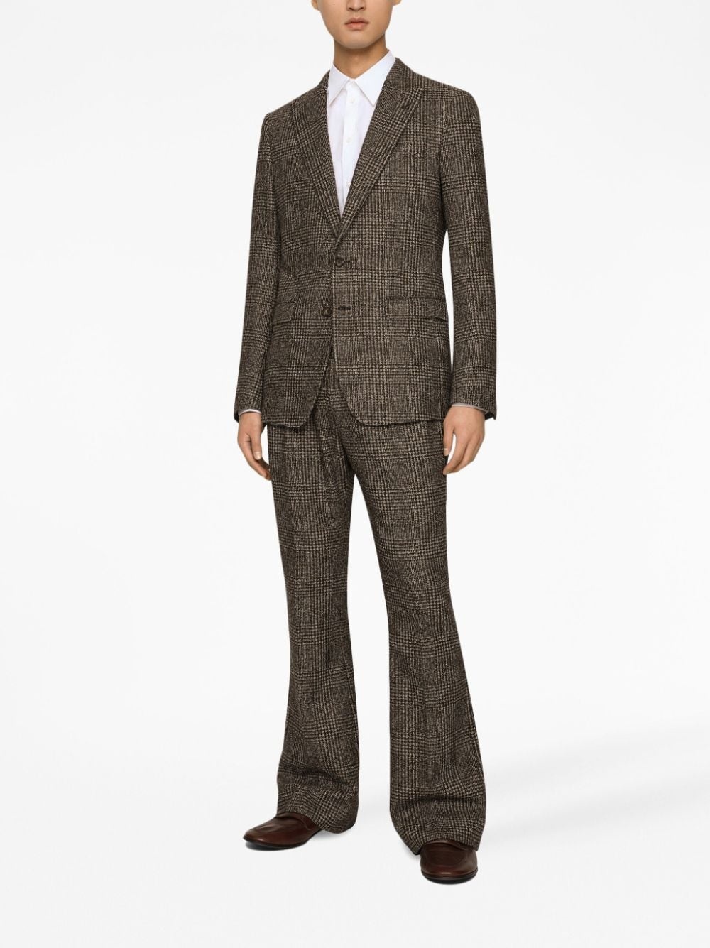ジャケット Dolce & Gabbana PRINCE OF WALES SINGLE BREASTED BLAZDER Dolce & Gabbana Prince Of Wales Single-breasted Blazer In