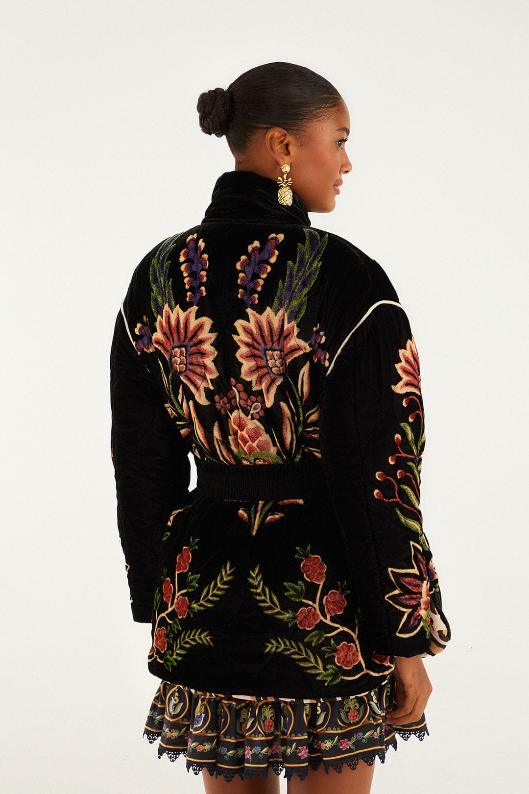 Black Marvelous Garden Puffer Jacket - 6