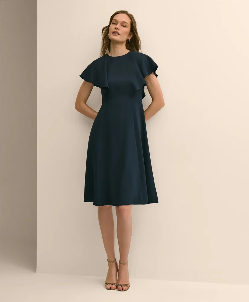 Flutter-Sleeve Dress - 1