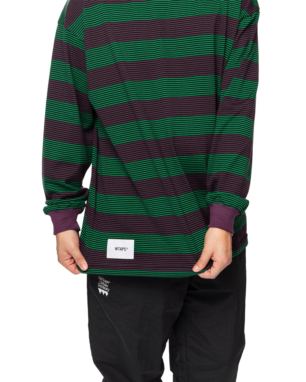 WTAPS BDY 01/LS/Cotton. Textile Brackets/Green | likelihood | REVERSIBLE