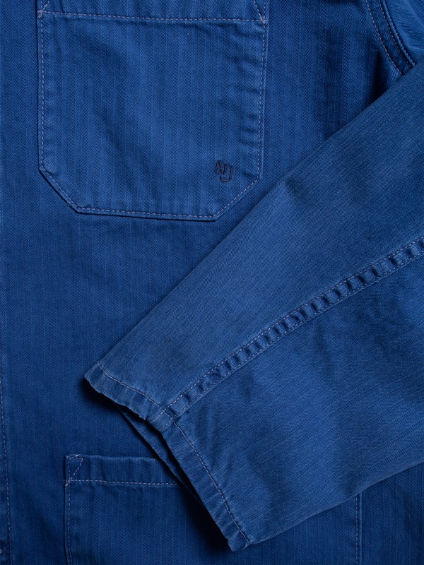 Buddy Herringbone Chore Jacket Blue - 3