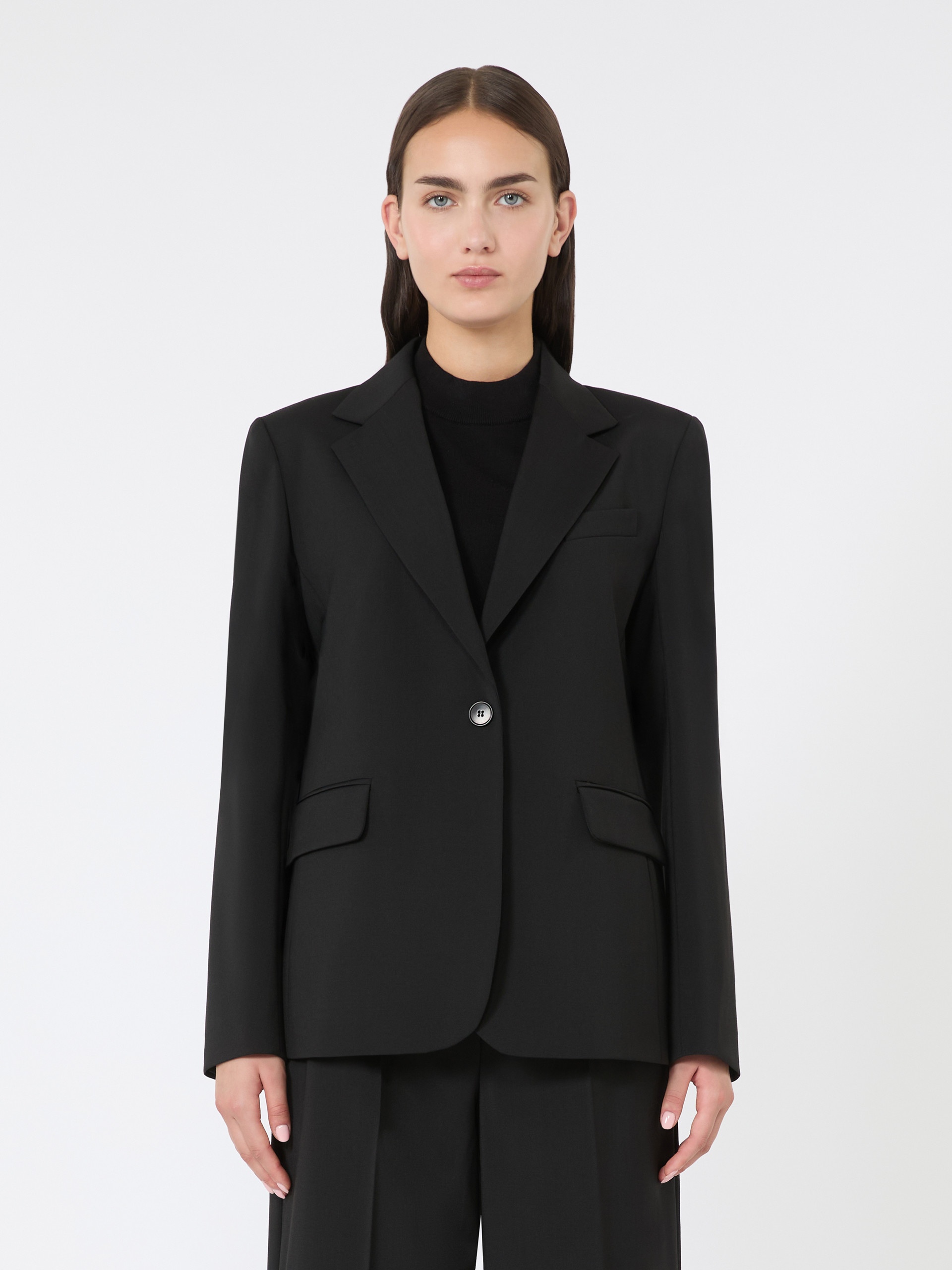 LAMINE Natural stretch wool blazer - 3