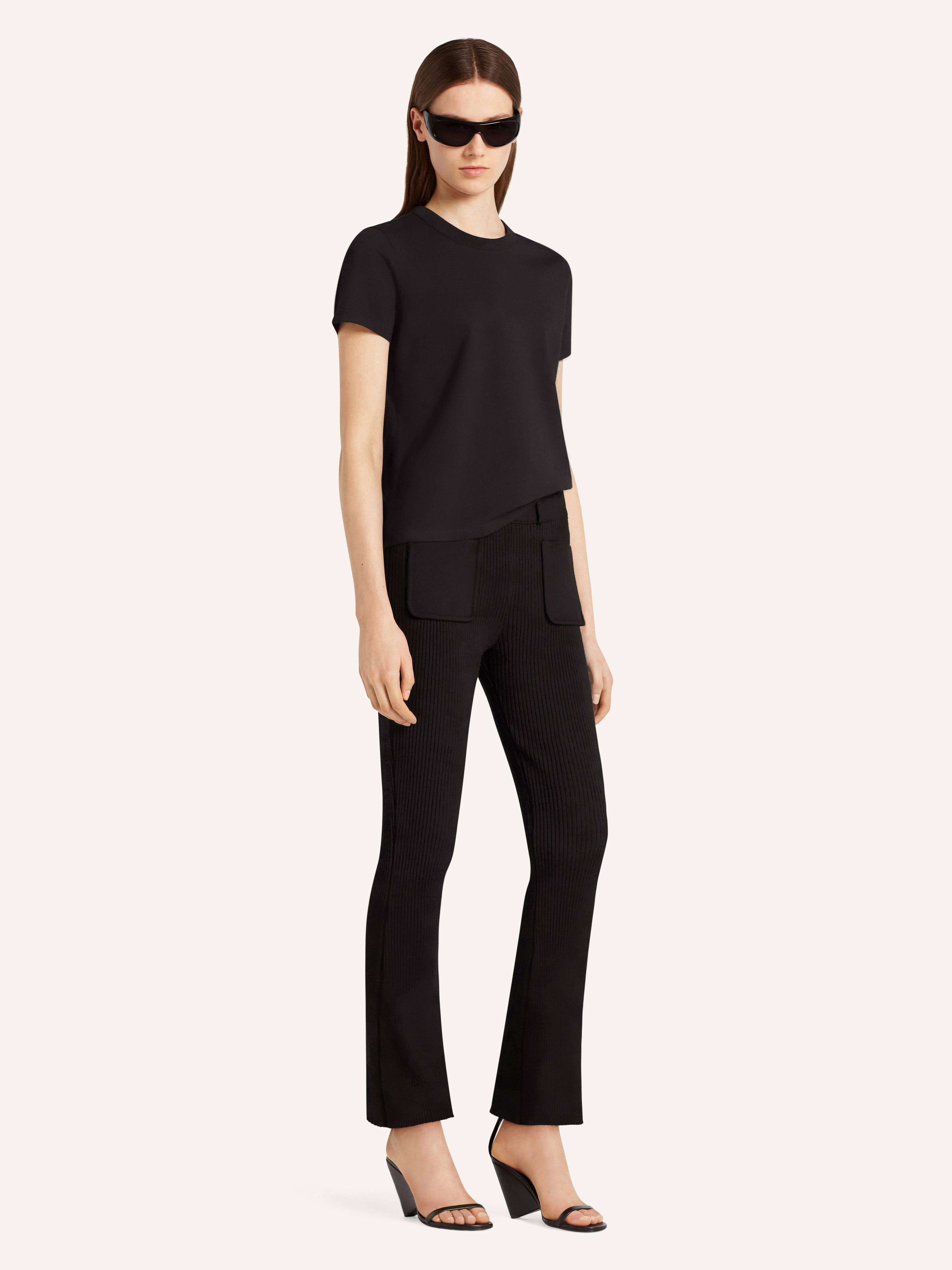 2-POCKET RIB KNIT PANTS - 3